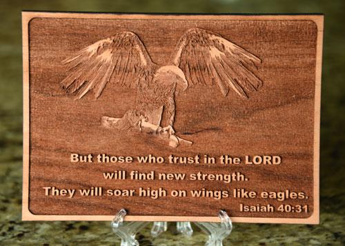 Laser Engraving Photo Eagle